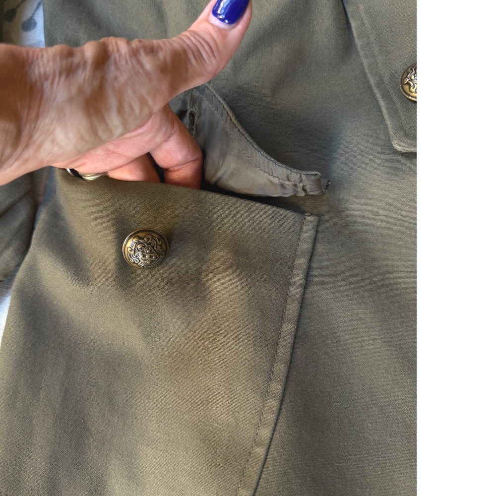Apostrophe Military Band Officer Parade Jacket Gold Crest Buttons Indie 12 - Picture 14 of 15